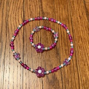 Beaded Necklace and Bracelet